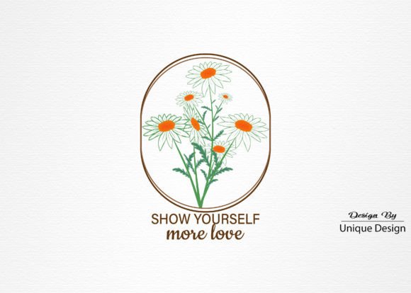 Daisy Vintage Flower Sublimation Graphics