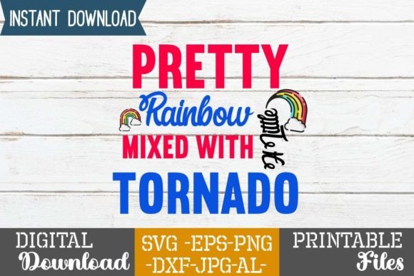 Pretty Rainbow Mixed with a Little Torna