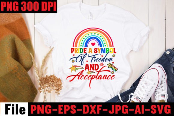Pride a Symbol of Freedom and Acceptance: Graphics for T-Shirt Designs