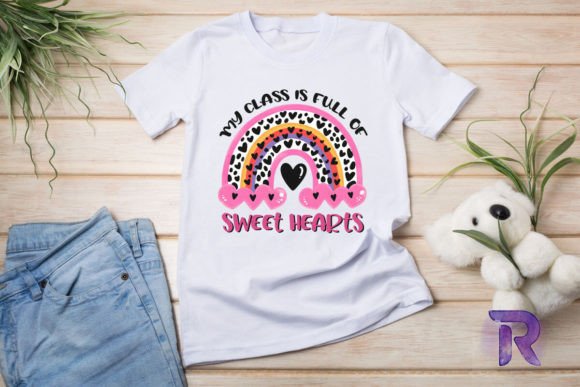 Rainbow Sweethearts Teacher PNG Graphics