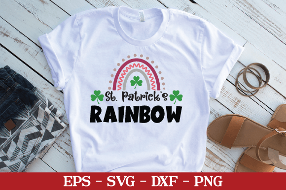 St. Patrick's Rainbow Svg